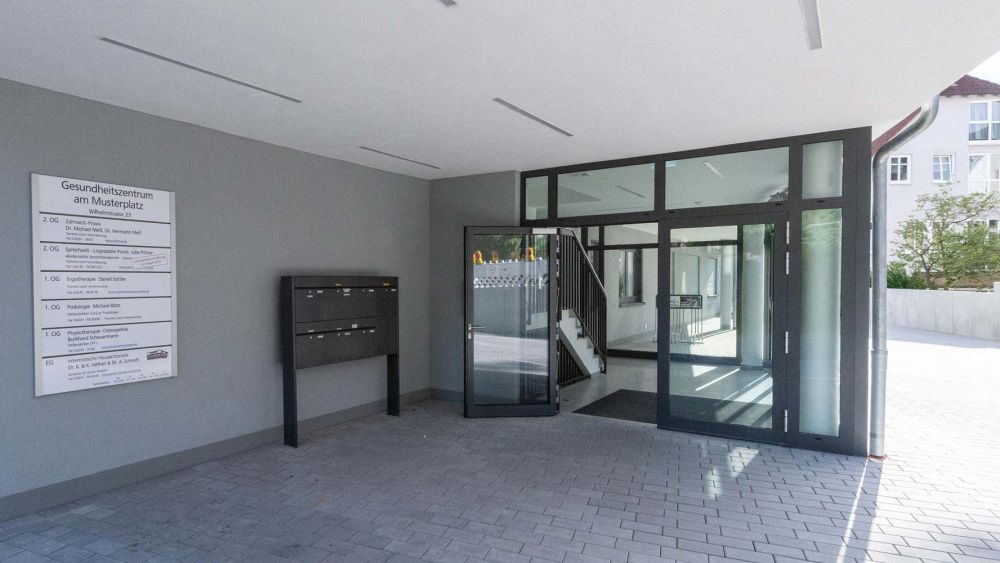 Eingang Ärztehaus