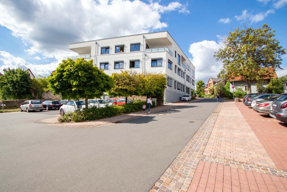 Ärztehaus von Richtung Wilhelmstraße